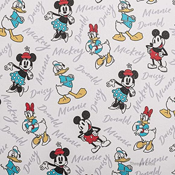 Disney Mini Backpack Faux Leather Adjustable Straps 9x10x4.5 main image 5